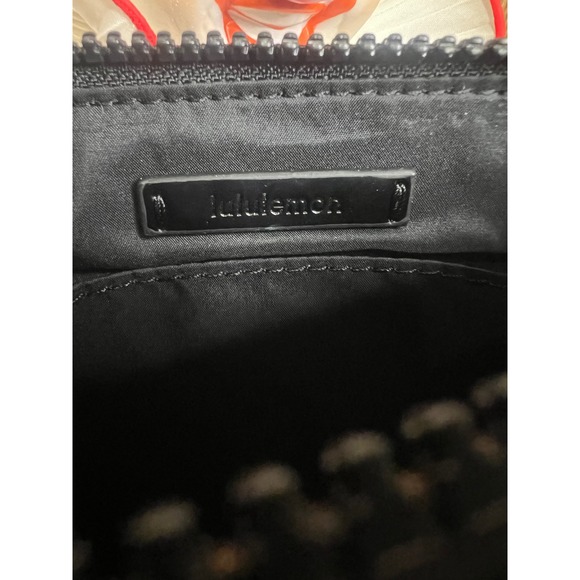 Lululemon Black Wristlet Pouch Zip Top Travel Organizer Clutch Bag - Picture 2 of 5